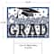 Beistle 11.5" x 15.5" Plastic Congrats Grad Yard Sign